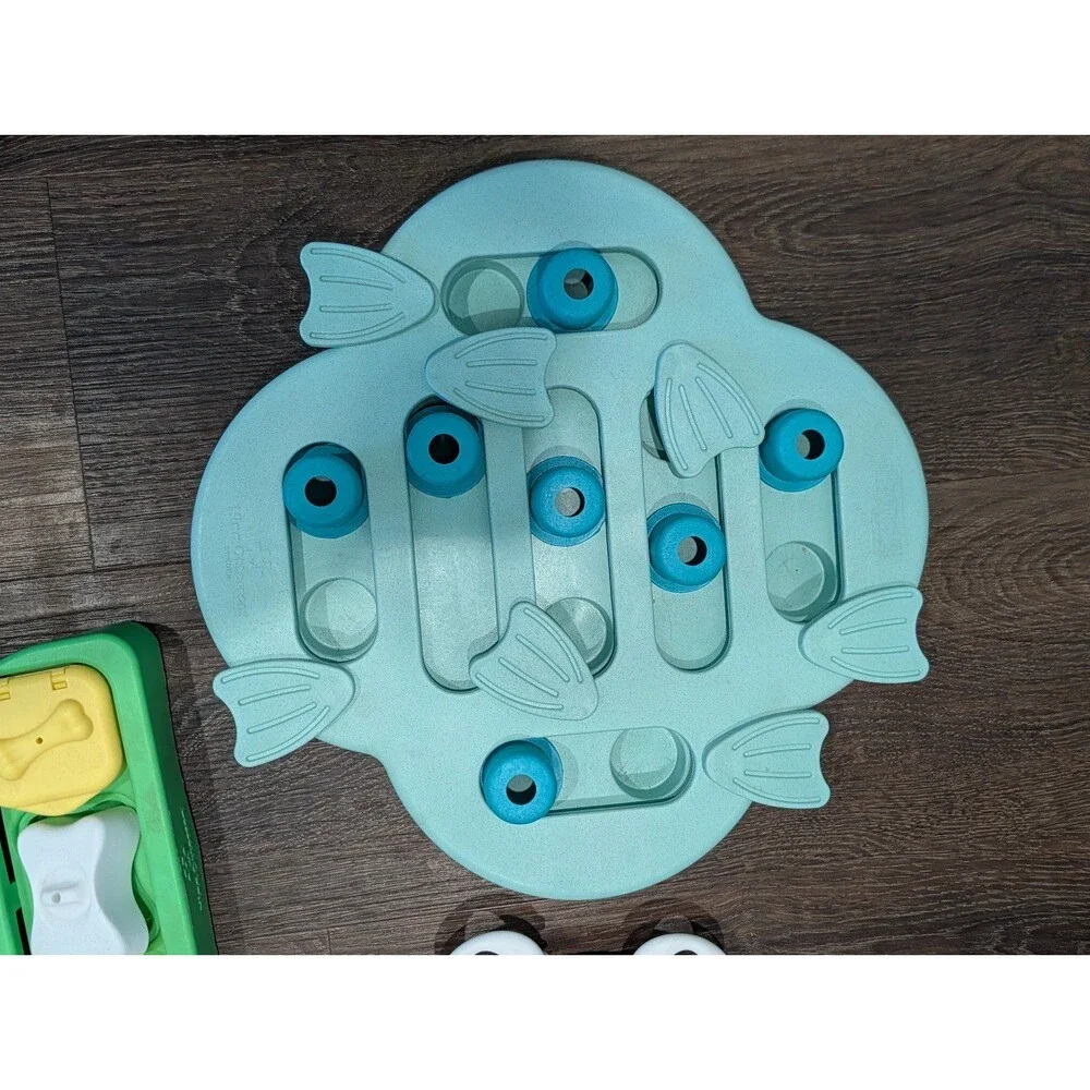 Nina Ottosson Outward Hound Interactive Dog Treat Puzzles Toys Games Bundle